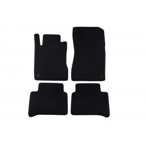 Mochete textile cu trei straturi, potrivite pentru Mercedes E-Class W211 sedan, break 2002-2009, set de 4 bucăți, negru