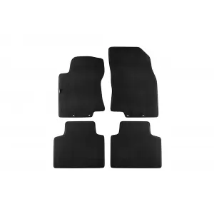 Mochete textile cu trei straturi din material Petex Style potrivite pentru Nissan X-Trail după 2014, 5 locuri, set de 4 bucăți, negru