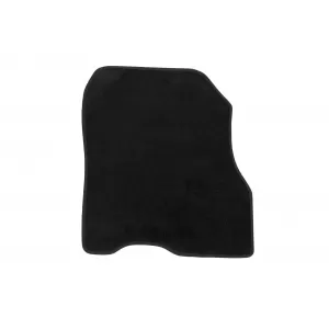 Three-layer textile floor mats suitable for Nissan Leaf after 2018, set of 4 pieces, black