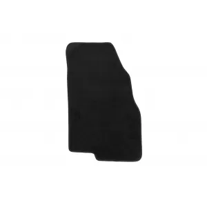 Three-layer textile floor mats suitable for Fiat Punto EVO 2009-2015, set of 4 pieces, black