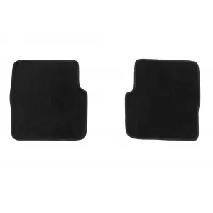 Three-layer textile floor mats suitable for Fiat Punto EVO 2009-2015, set of 4 pieces, black