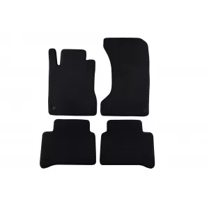 Mochete textile cu trei straturi potrivite pentru Mercedes E-Class W211 sedan 2005-2009 4-Matic, set de 4 bucăți, negru
