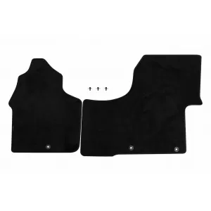 Mochete textile cu trei straturi potrivite pentru Mercedes Sprinter 2006-2018, 2-3 locuri, set de 2 bucăți, negru