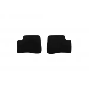 Three-layer textile floor mats suitable for Peugeot 206 Plus 2009-2013, set of 4 pieces, black-image-6242135
