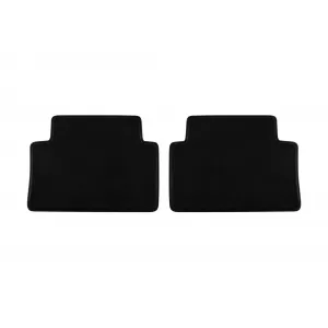 Three-layer textile floor mats suitable for Peugeot 508, 508 SW 2011-2018, set of 4 pieces, black