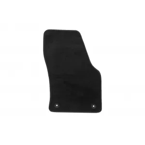 Three-layer textile floor mats suitable for Skoda Kodiaq after 2017, set of 4 pieces, black