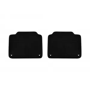 Three-layer textile floor mats suitable for Volvo S90, V90 after 2016, set of 4 pieces, black