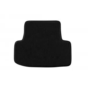 Three-layer textile floor mats suitable for Seat Ateca after 2016, set of 4 pieces, black