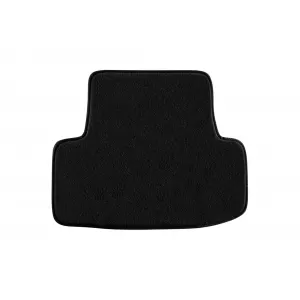 Three-layer textile floor mats suitable for Seat Ateca after 2016, set of 4 pieces, black