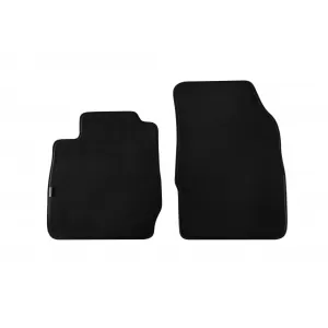 Three-layer textile floor mats suitable for Ford Fiesta 2011-2017, set of 4 pieces, black