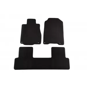 Tapițerii textile cu trei straturi, potrivite pentru Honda CR-V 2012-2018, din material Petex Style, set de 3, negru