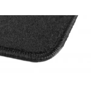 Three-layer textile floor mats suitable for Mercedes SL R231 after 2012, set of 2 pieces, black