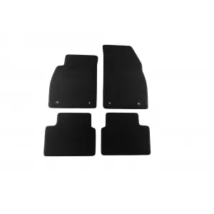 Mochete textile cu trei straturi potrivite pentru Opel Insignia sedan, break 2008-2013, set de 4 piese, negru