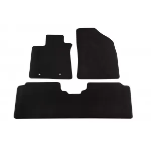 Mochete textile cu trei straturi, potrivite pentru Toyota Avensis 2012-2018, din material Petex Style, set de 3, negru