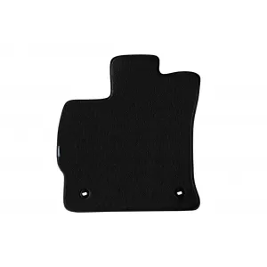 Three-layer textile floor mats suitable for Toyota Prius Plus after 2012, 7 seats, from 3 parts, black-image-6242469