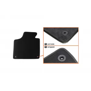 Mochete textile cu trei straturi, potrivite pentru Audi A3 cu 3 uși, Sportback, S3 2003-2013, set de 4 bucăți, negru-image-6242485
