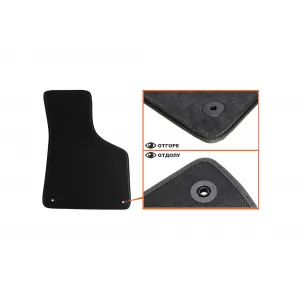 Mochete textile cu trei straturi, potrivite pentru Audi A3 cu 3 uși, Sportback, S3 2003-2013, set de 4 bucăți, negru-image-6242486