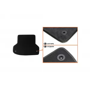 Mochete textile cu trei straturi, potrivite pentru Audi A3 cu 3 uși, Sportback, S3 2003-2013, set de 4 bucăți, negru-image-6242487
