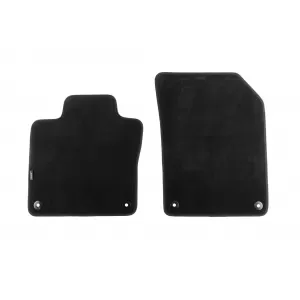 Three-layer textile floor mats suitable for Volvo XC60 after 2017, set of 4 pieces, black