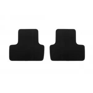 Three-layer textile floor mats suitable for Volvo XC60 after 2017, set of 4 pieces, black
