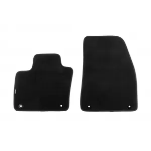 Three-layer textile floor mats suitable for Volvo XC40 after 2018, set of 4 pieces, black