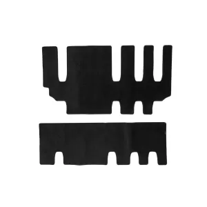 Mochete textile cu trei straturi din material Petex Style potrivite pentru Ford Transit Custom combi după 2012, cu două uși glisante, set de 2 bucăți, negru
