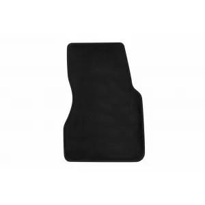 Three-layer textile floor mats suitable for Renault Twingo after 2014, set of 4 pieces, black