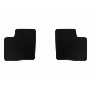 Three-layer textile floor mats suitable for Renault Twingo after 2014, set of 4 pieces, black