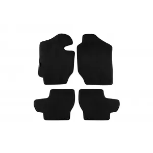 Tălpi textile cu trei straturi potrivite pentru Suzuki Jimny după 2018, set de 4 bucăți, negru