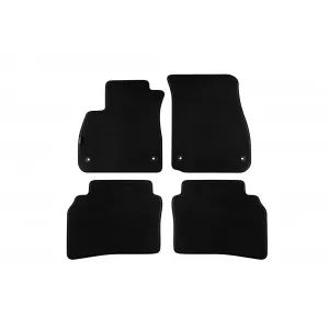 Mochete textile cu trei straturi, potrivite pentru Opel Insignia sedan, break după 2017, set de 4 bucăți, negru