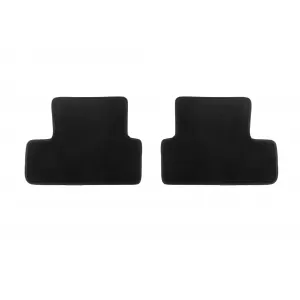 Three-layer textile floor mats suitable for Renault Megane 2015-2022, set of 4 pieces, black