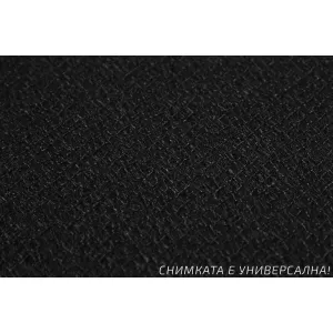 Three-layer textile floor mats suitable for Renault Megane 2015-2022, set of 4 pieces, black