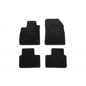 Mochete textile cu trei straturi, potrivite pentru Renault Talisman după 2016, set de 4 bucăți, negre
