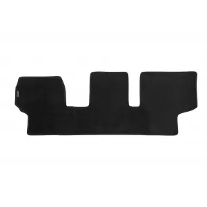 Covor din trei straturi din material Petex Style, potrivit pentru Renault Grand Scenic după 2016, cu 7 locuri, pentru rândul al treilea de scaune, dintr-o singură bucată, negru