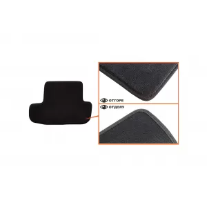 Mochete textile cu trei straturi din material Petex Style potrivite pentru Audi A5 coupe, cabrio, S5 2007-2017, set de 4 piese, negru-image-6242763