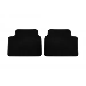Three-layer textile floor mats suitable for Hyundai i30 2012-2017, set of 4 pieces, black