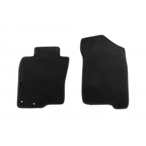 Three-layer textile floor mats suitable for Renault Alaskan after 2017, set of 4 pieces, black