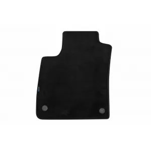 Three-layer textile floor mats suitable for Renault Clio after 2019, set of 4 pieces, black