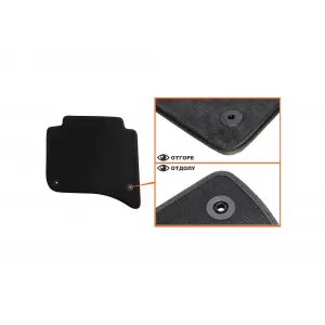 Mochete textile cu trei straturi, potrivite pentru VW Touareg, Porsche Cayenne 2010-2018, set de 4 bucăți, negru-image-6242877