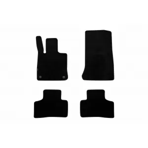 Three-layer textile floor mats suitable for Mercedes GLC X254 after 2022, set of 4 pieces, black