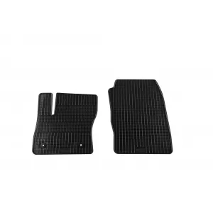 Specific rubber mats suitable for Ford Transit Connect van 2014-2016, 2-piece set, black color