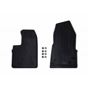 Mochete de cauciuc specifice, potrivite pentru Ford Transit Custom, Tourneo Custom după 2012 cu 2-3 locuri, Transit după 2014 cu transmisie automată, set de 2 piese, culoare neagră