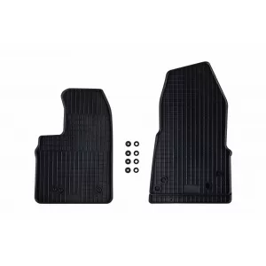Mochete de cauciuc specifice, potrivite pentru Ford Transit Custom, Tourneo Custom după 2012 cu 2-3 locuri, Transit după 2014 cu transmisie automată, set de 2 piese, culoare neagră-image-6243102