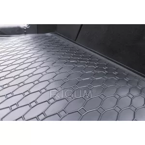 Rubber trunk mat suitable for Citroën C4 2004-2010, 1 piece, black