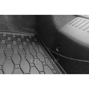 Rubber trunk mat suitable for Fiat 500 after 2008