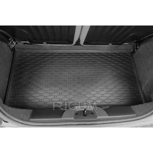 Rubber trunk mat suitable for Fiat 500 after 2008