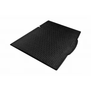 Rubber trunk mat by Rigum suitable for Ford Focus hatchback after 2018, with small spare wheel
