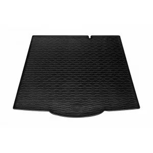 Rubber trunk mat by Rigum suitable for Ford Focus hatchback after 2018, with small spare wheel