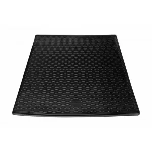 Rubber trunk mat by Rigum suitable for Ford Focus hatchback after 2018, with spare wheel