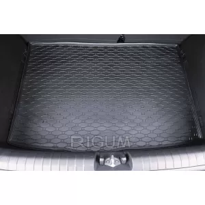 Covor de cauciuc pentru portbagaj de la Rigum, potrivit pentru Kia Stonic după 2017, versiune fără podea de portbagaj ajustabilă-image-6243425